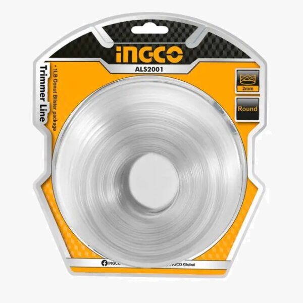 Fil de Coupe pour Tondeuse - INGCO ALS2001 - Nylon - Diamètre 2 mm